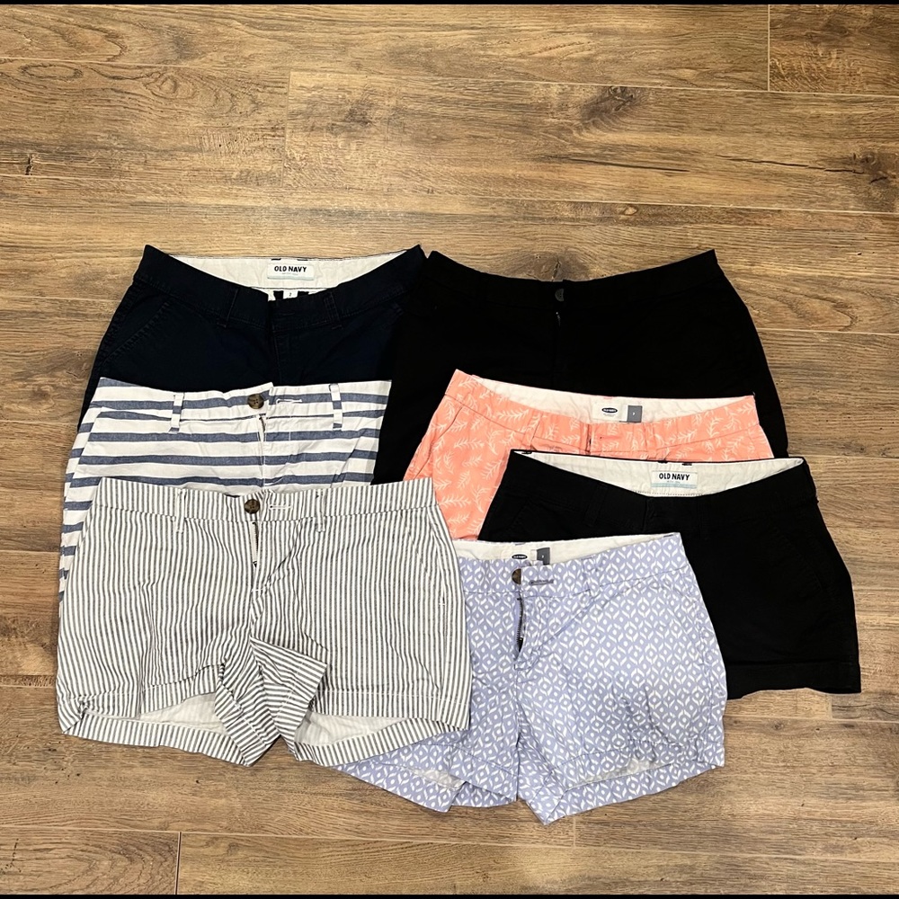7 PAIRS OF SHORTS - OLD NAVY - SIZE 2